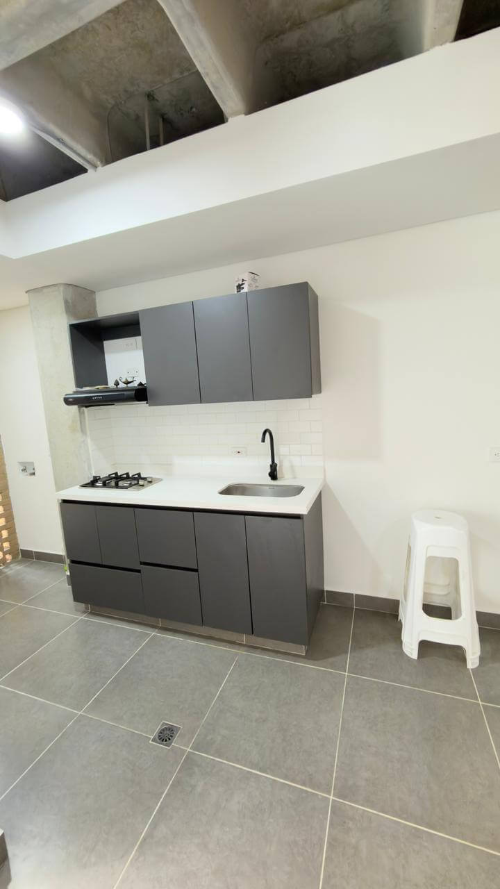 Cocina Integral Moderna Cyan Proyecto Inmobiliario