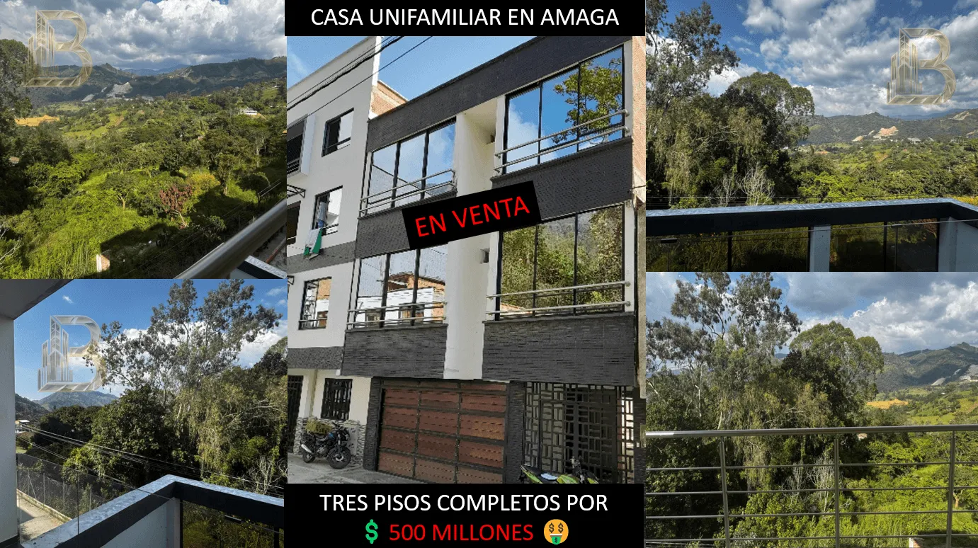 Exterior de un apartamento dúplex Penthouse en venta en Amaga Áves María