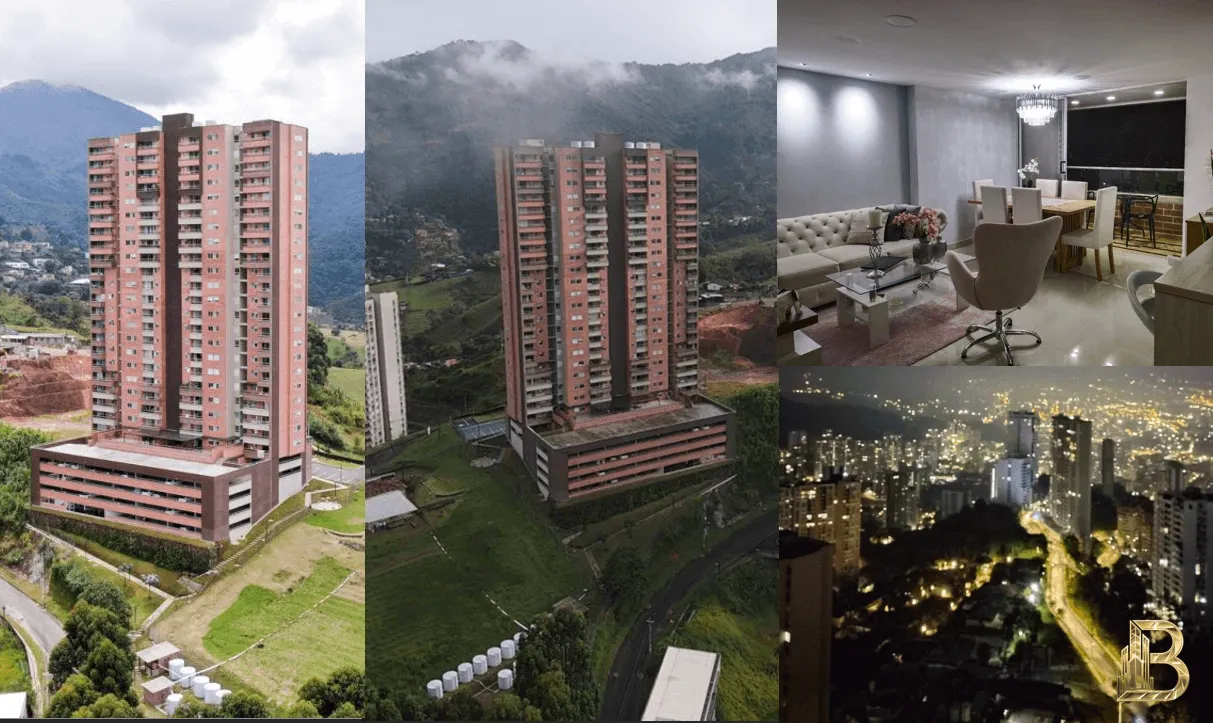 Exterior de un apartamento en venta en Sabaneta, Urbanización Natura en Las Lomitas